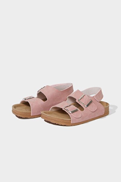 DeFacto Босоніжки для дівчинки на липучках на плоскій підошві C2804A824SM