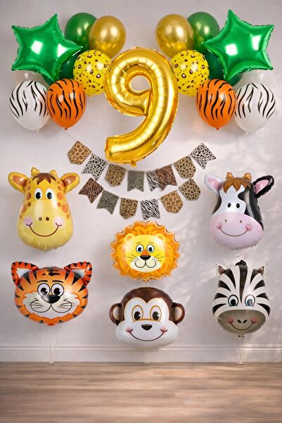 Patladı Gitti مجموعة احتفالات حفلات أعياد الميلاد المكونة من 9 سنوات من Safar...