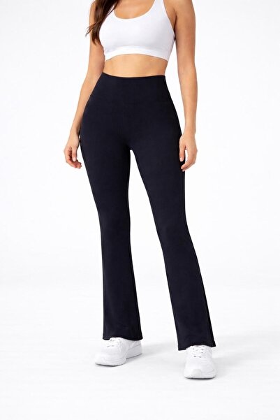 Seamless boru paca yuksek bel dikissiz tayt