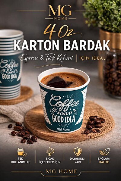 VENON 100 قطعة 🤎 ☕ 🍂   كوب قهوة تركي من الورق المقوى سعة 4 أونصات ⭐   أكواب...