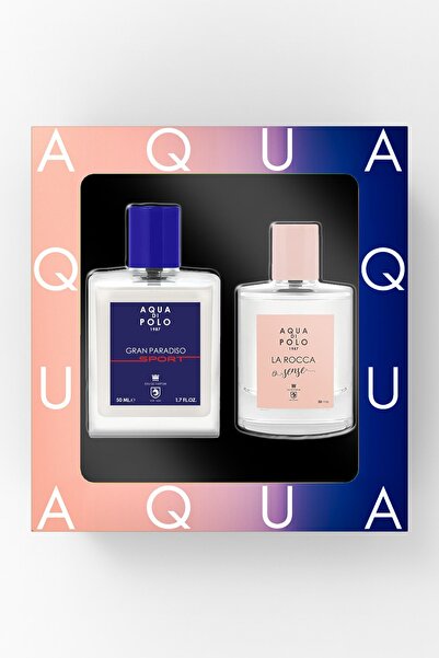 Aqua Di Polo 1987 La Rocca Sense EDP Kadın Parfüm & Gran Paradiso Sport EDP E...