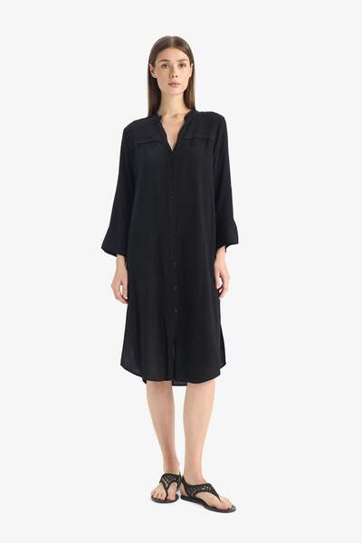 DeFacto Regular Fit Printed Beach Dress C2037Ax24Sm