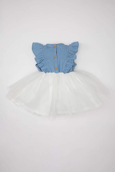DeFacto Sleeveless Jean Dress Baby Girl C3571A524Sm