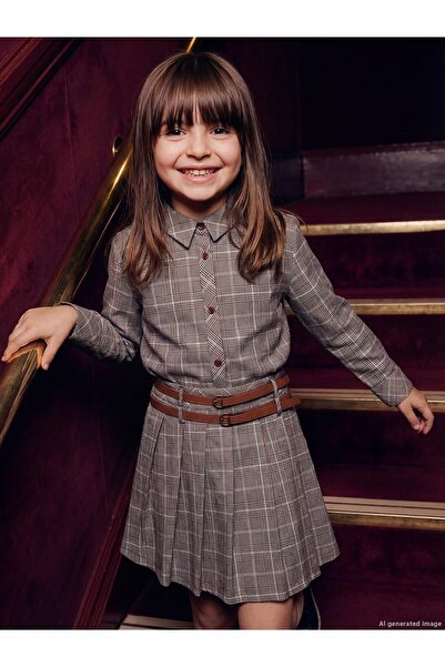 Pierre Cardin 10-12 Yaş Etek - Gri