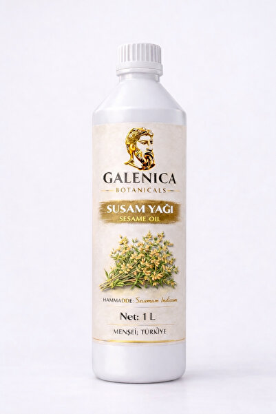 %100 Doğal Susam Yağı 1 Litre – Soğuk Pres Saf Susam Yağı