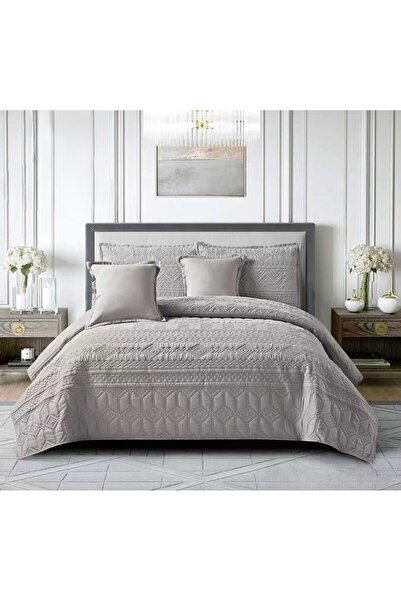 miral طقم مفرش نفرين صيفي مضغوط 6 قطع فخامة وصيف منعش مقاس 240*260 سم