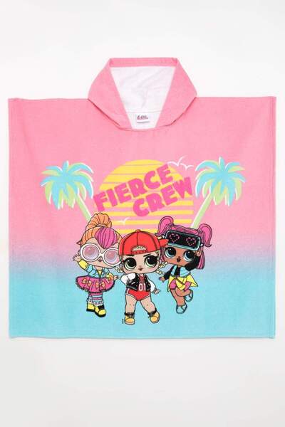 DeFacto Kız Çocuk L.O.L. Surprıse Pamuklu Plaj Havlusu C1423A824SM