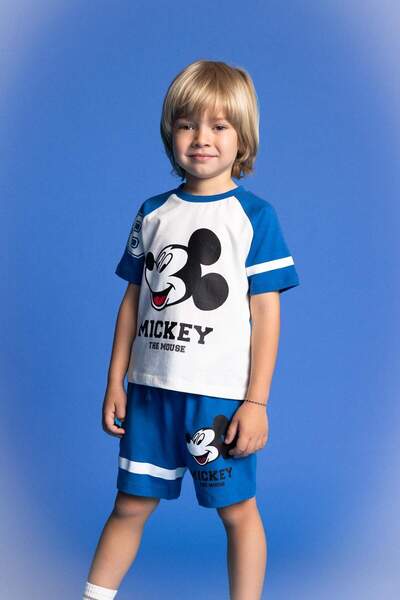 DeFacto Disney Mickey & Minnie T-shirt με κοντό μανίκι για αγοράκι C5340A524SM