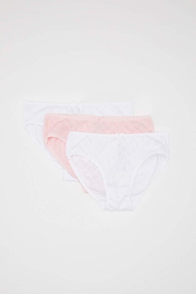 DeFacto 3lü Slip Külot Kız Çocuk C4171A824SM