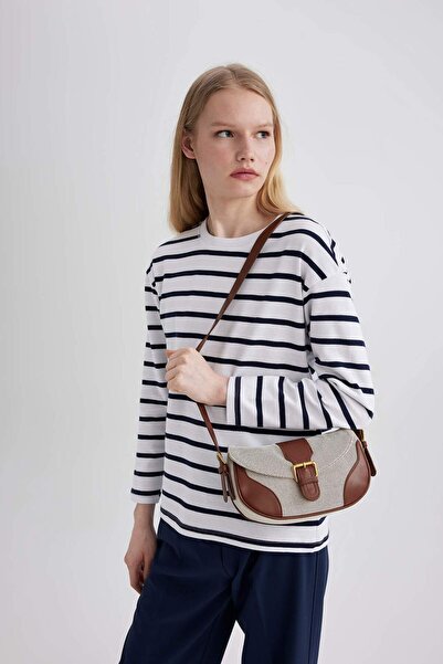 DeFacto Women's Canvas Shoulder Bag C1187Axns