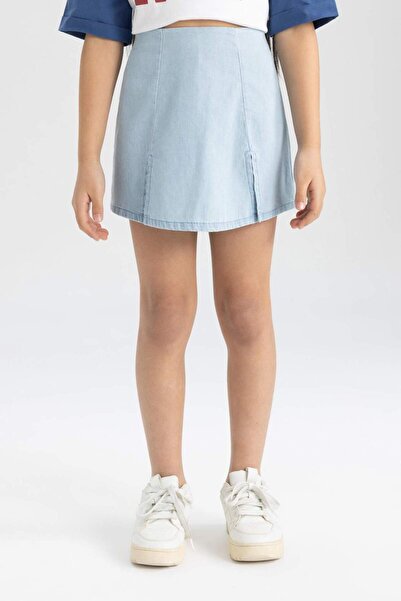 DeFacto Jean fustă pantalon scurtă Fată Z7690A624SM