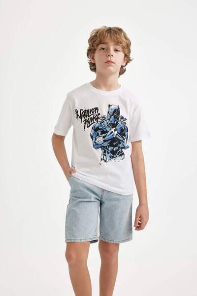 DeFacto Μπλουζάκι με κοντό μανίκι για αγόρια Marvel Crew C3103A824HS