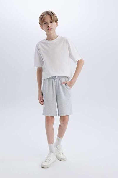 DeFacto Bermudă dreaptă de bază Pique pentru băieți B5866a824sm