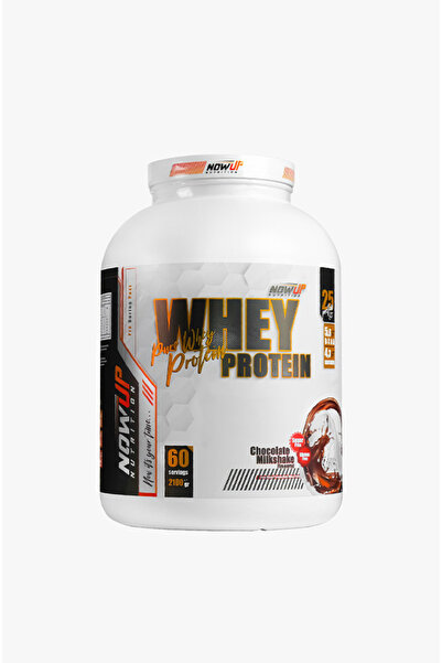 NOWUP NUTRITION %100 Whey Protein Tozu 2160 gr | Çikolata Aromalı | 60 Servis...