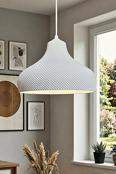 decory Leila Beyaz Yatak Odası, Mutfak, Yemek Masası, Cafe,Tekli Sarkıt Avize...