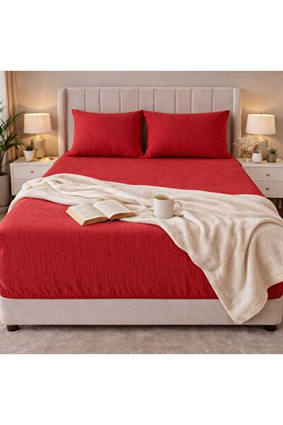 GİNETEKS Σεντόνι μουσελίνας οργανικό διπλό 160x200 μαξιλάρι 100% βαμβάκι