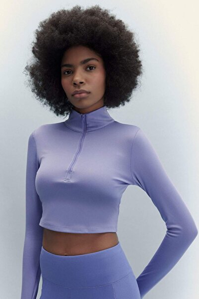 DeFacto Slim Fit Sports Tücher Long Sleeves Zippered W0343Az24Sp