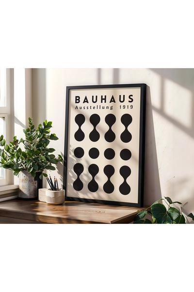 KALİA HOME Bauhaus Minimalist Çerçeveli Poster Tablo – Modern Estetik Salon D...