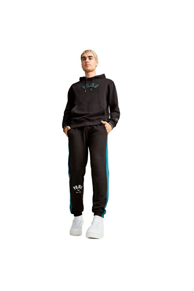 Puma T7 Play.Parıs. Unisex Siyah Eşofman Altı