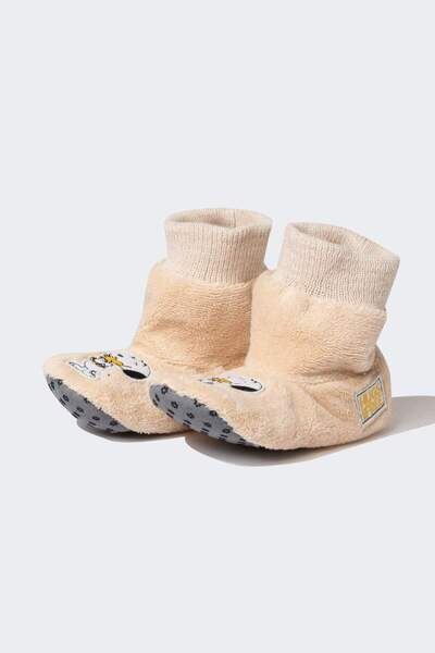 DeFacto Ženske kućne čizme Snoopy s ravnom petom B1248AX23WN