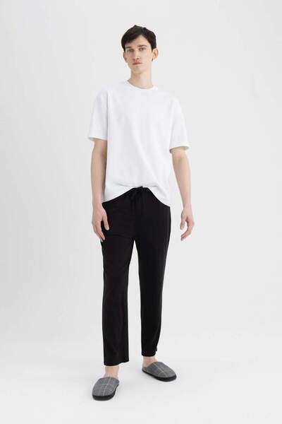 DeFacto Pantaloni de pijama modal cu ajustare normală B8959ax23au