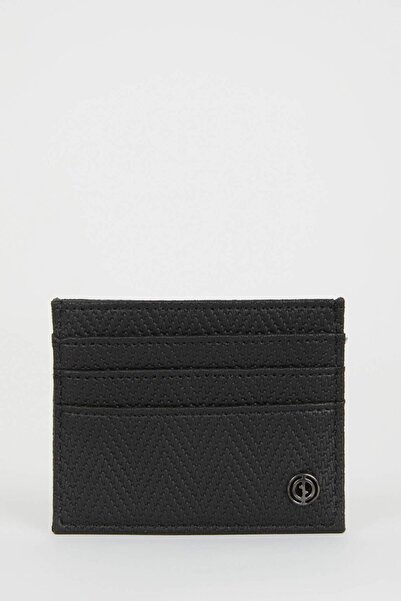 DeFacto Men's Faux Leather Card Holder B7457Axns