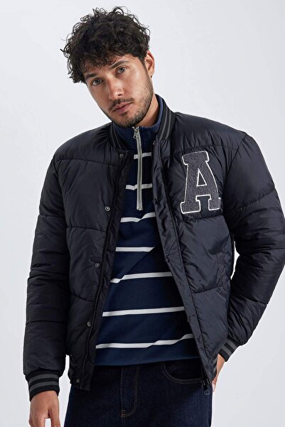 DeFacto Υδροαπωθητικό Ελαφρύ μπουφάν Bomber O oversized Enish Mold College γι...