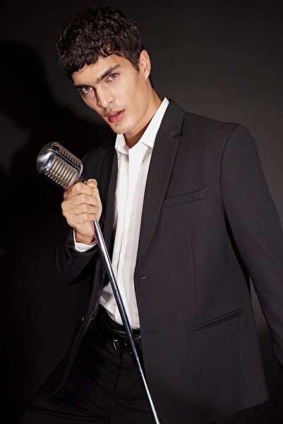 DeFacto Slim Fit Valentine's Day Lined Blazer Jacket