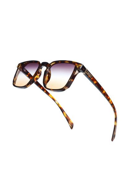 WATCHOFROYAL Royal Eyewear Re981 Gradient Leopard Brown Sunglasses