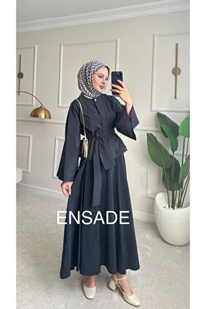 Nsade ensade Πολυεστερικό ύφασμα Ισλαμικό κοστούμι με ισπανική μπλούζα και ελ...