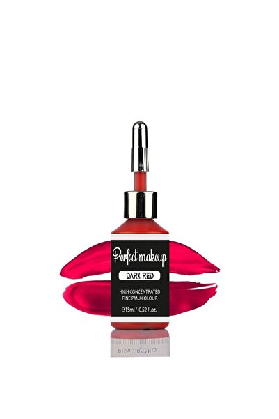 Perfect Makeup Kalıcı Makyaj Boyası - Dark Red (koyu Kırmızı) 15ml