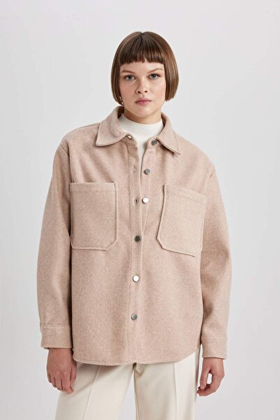 DeFacto Flannel Long Sleeve Jacket Shirt B3331Ax23Wn