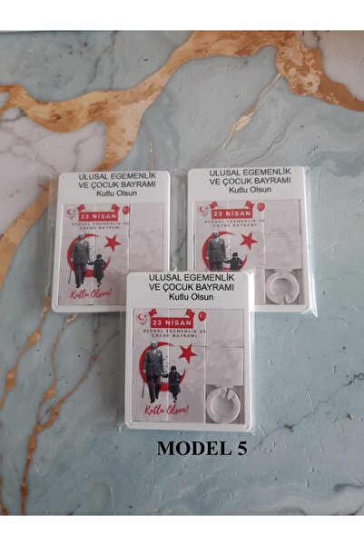 Mira Baskı 25 ADET 23 NİSAN TEMALI KAYDIRMALI PUZZLE