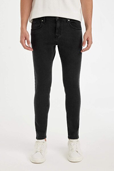 DeFacto Super Skinny Extra Slim Fit Κανονική μέση Παντελόνι Jean με εξαιρετικ...