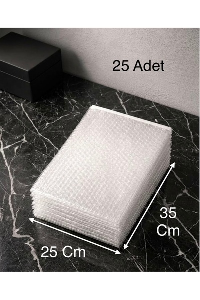 aybaş kağıtçılık 1. Kalite 25x35 Cm ( 25 Adet ) 90. Gr Patpatlı Kargo Poşeti,...
