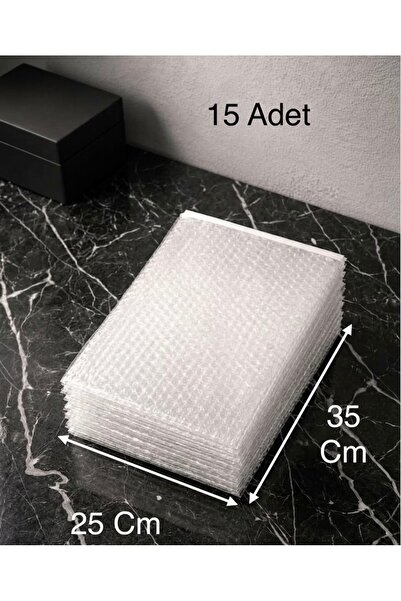aybaş kağıtçılık 1. Kalite 25x35 Cm ( 15 Adet ) 90. Gr Patpatlı Kargo Poşeti,...