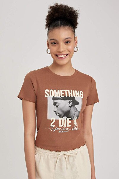 DeFacto Tricou cu mânecă scurtă Coool Tupac Shakur A8529AX23HS