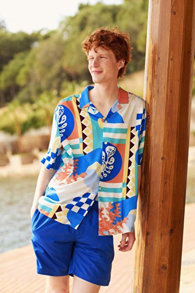 DeFacto Kupaće šortske hlače standardnog kroja iznad kolena N0132az23hs