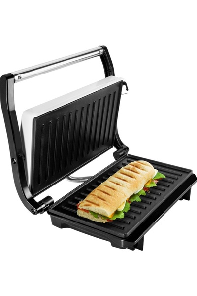 ECG Aparat de sandvișuri și grătar S 1070 Panini, 700W, plăci antiaderente