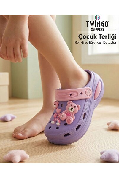 Twingo شبشب يومي لتقويم العظام من إيموجي كروس للأطفال للجنسين