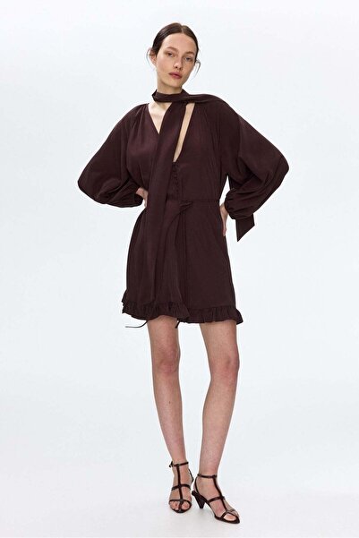 H&M Scarf-detail dress