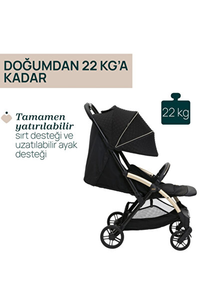 Chicco Goody Xplus Bebek Arabası - Black Relux