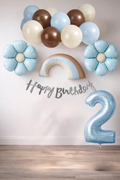 Patladı Gitti Ретро 2 роки Ромашковий тематичний набір для хлопчика на день н...