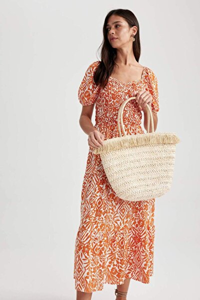 DeFacto Women's Straw Beach Bag Z2578Azns