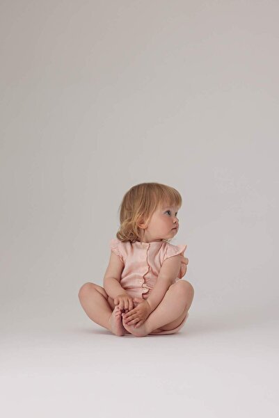 DeFacto Newborn Baby Girl Muslin Jumpsuit - Z2879a223sm