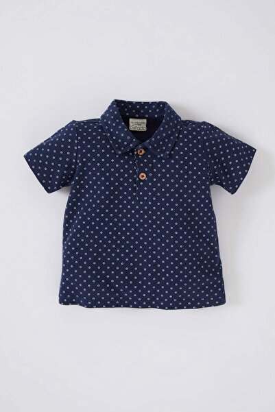 DeFacto Baby Boy Pique Kurzarm-T-Shirt Z1970A223SM