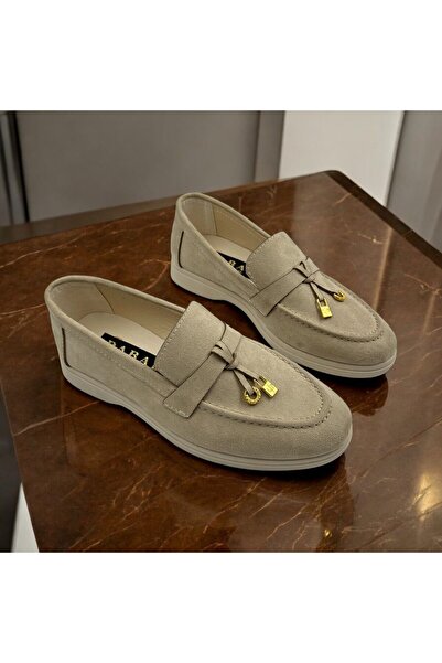 dabab shoes Balerini casual confortabili din piele intoarsa Lupy pentru dama ...