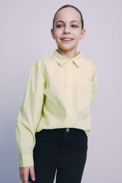 DeFacto Girls Oversize Poplin Long Sleeve Shirt Z4894A623Sp
