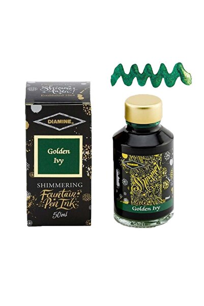 Diamine Ink Shimmering Mürekkep Inferno Orange 50 ml