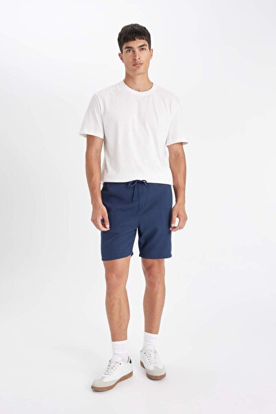 DeFacto Pantaloni scurți Relax Fit șnur în talie Y3437AZ22SM